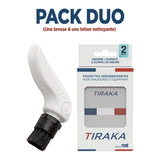 Pack Duo (Brosse + Pochettes désodorisantes) - Tiraka