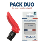 Pack Duo (Brosse + Pochettes désodorisantes) - Tiraka